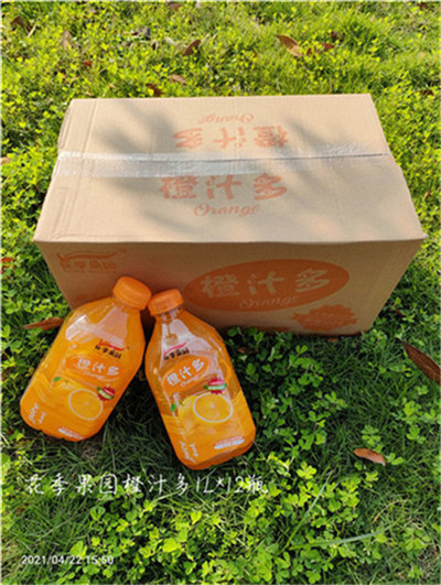 花季果园橙汁多1L